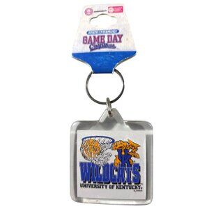 Keychain University Of Kentucky Wildcats College Basketball Logo Acrylic